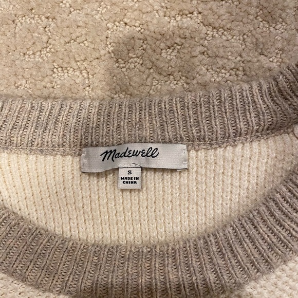 Madewell two-tone waffle sweater - Picture 3 of 3